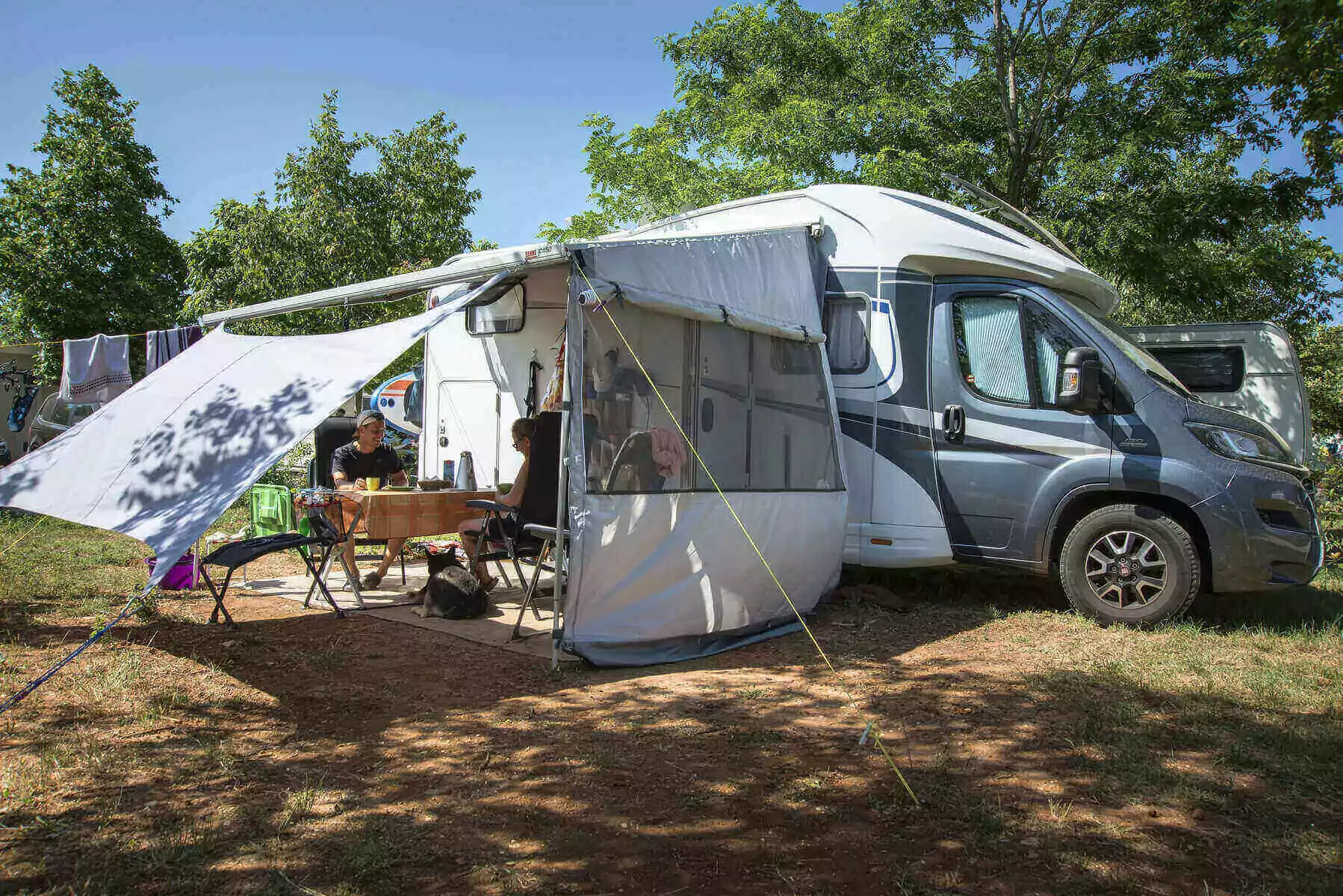 relax in piazzola king size al campeggio bivillage, adatto anche per cani