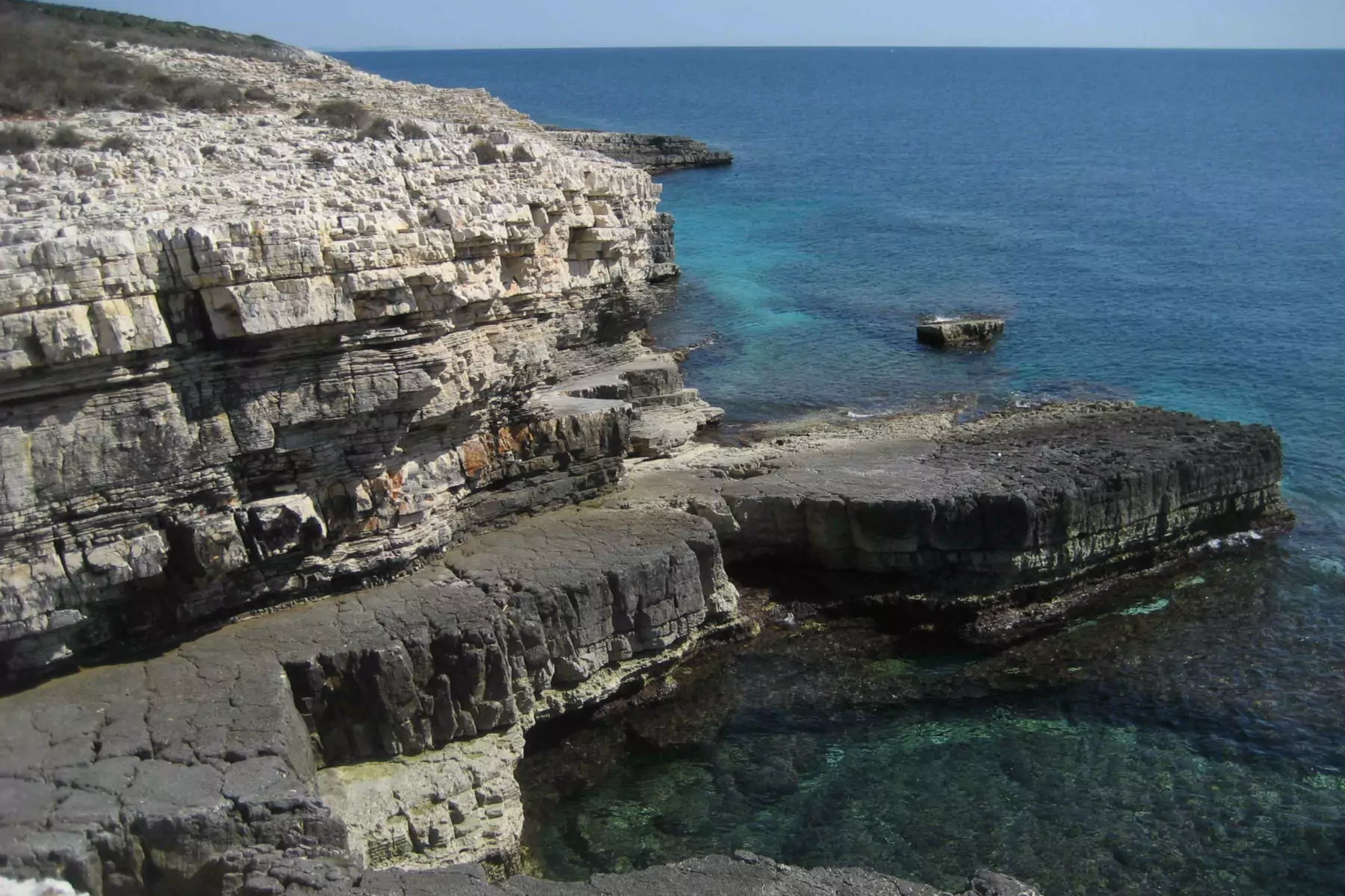 vista su rt kamenjak in croazia